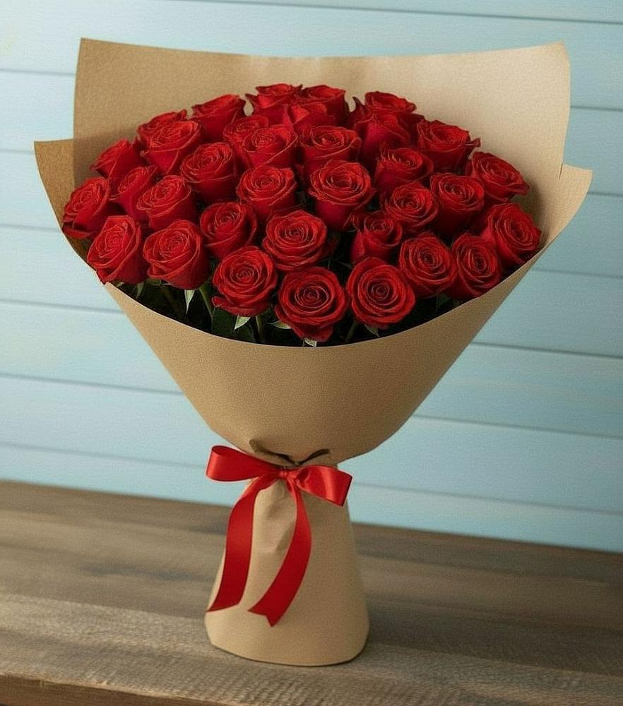 Букет Красные розы Милано в Полярном