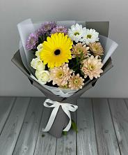 Букет цветов из:  Розы, Герберы и Хризантемы в Полярном