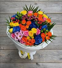 Букет цветов из:  Розы и Хризантемы в Полярном