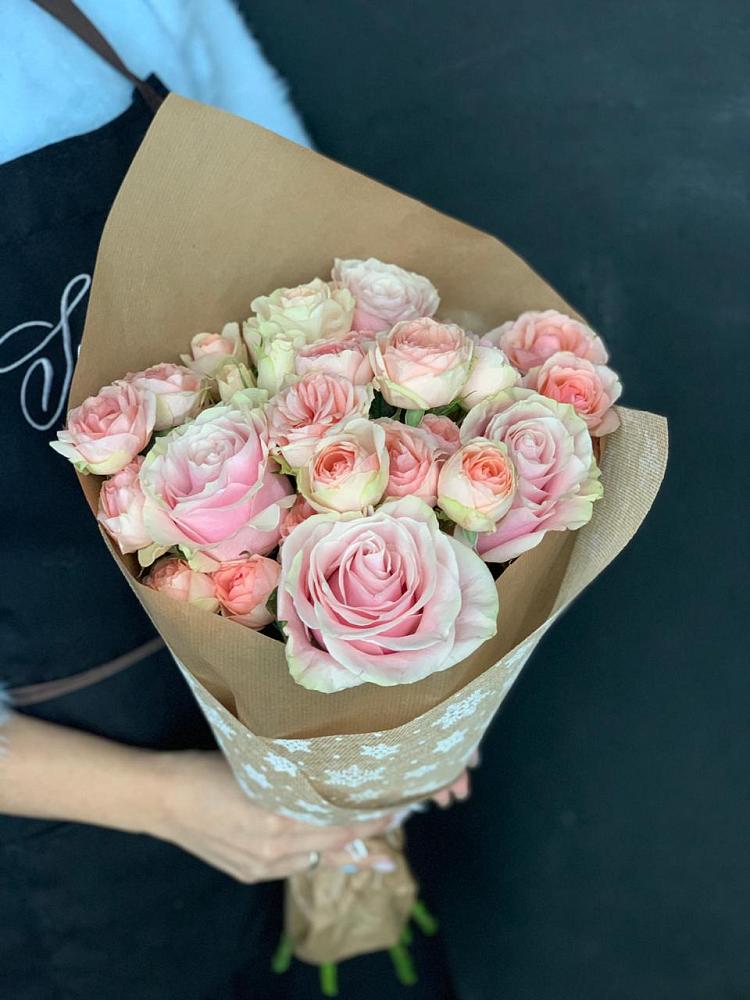 Букет цветов из: Хризантемы и Розы в Полярном