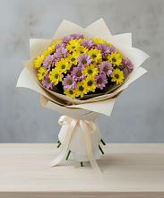 Букет цветов из:  Хризантемы в Полярном