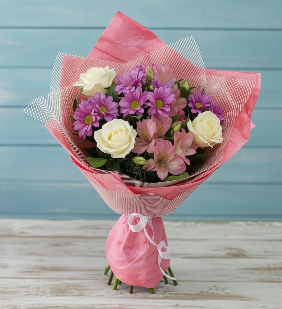 Букет цветов из: Герберы в Полярном